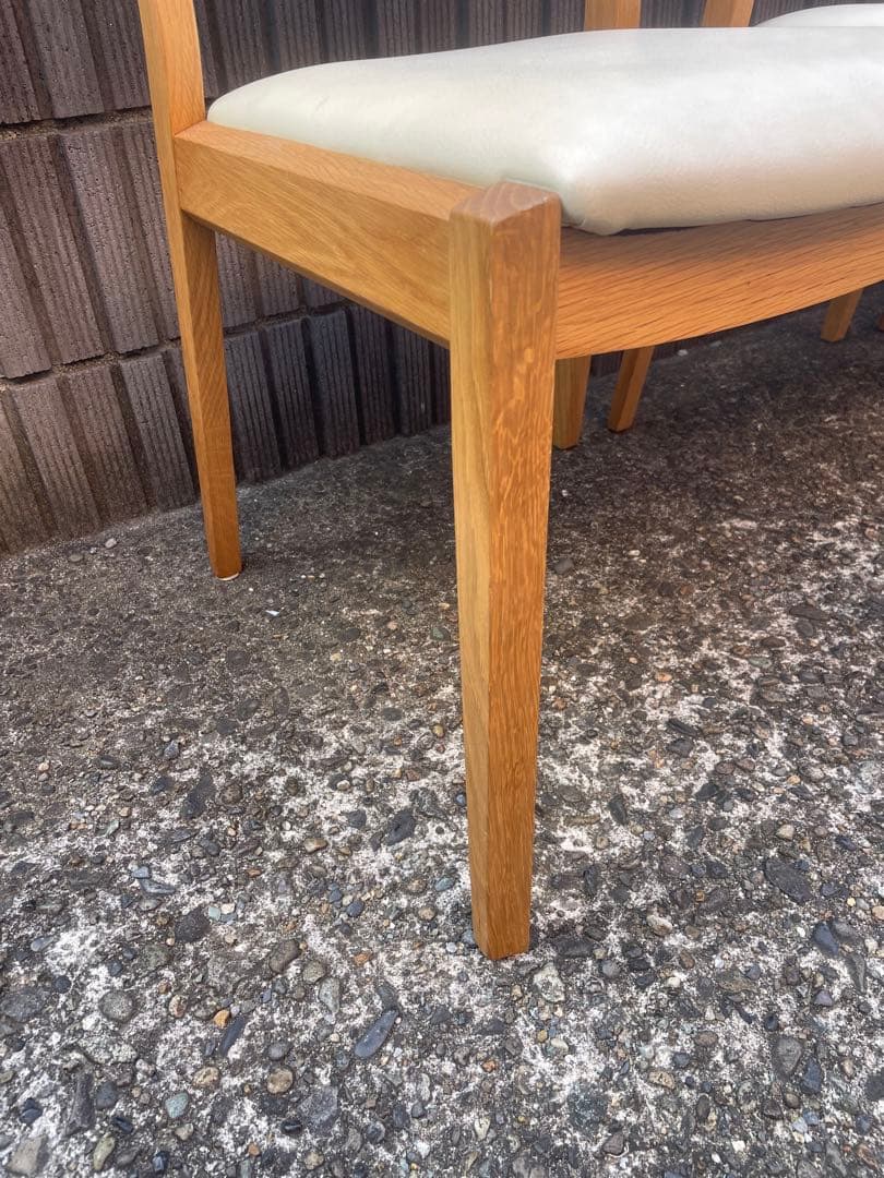 【引取限定】大塚家具　シネマ　木製ダイニングチェア 4脚セット　椅子　葛飾区