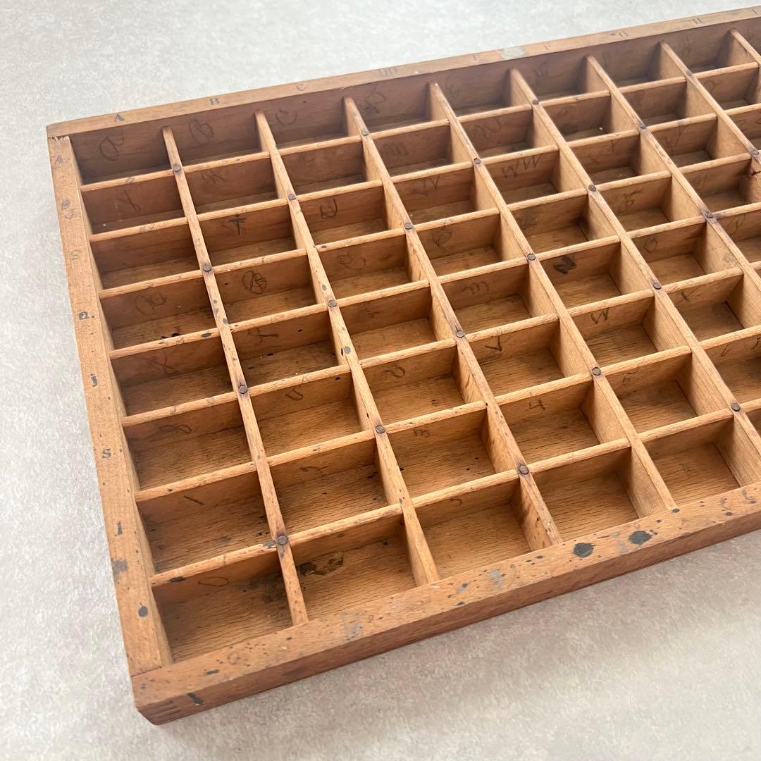 【アンティーク】 木製 プリンタートレイ インテリア