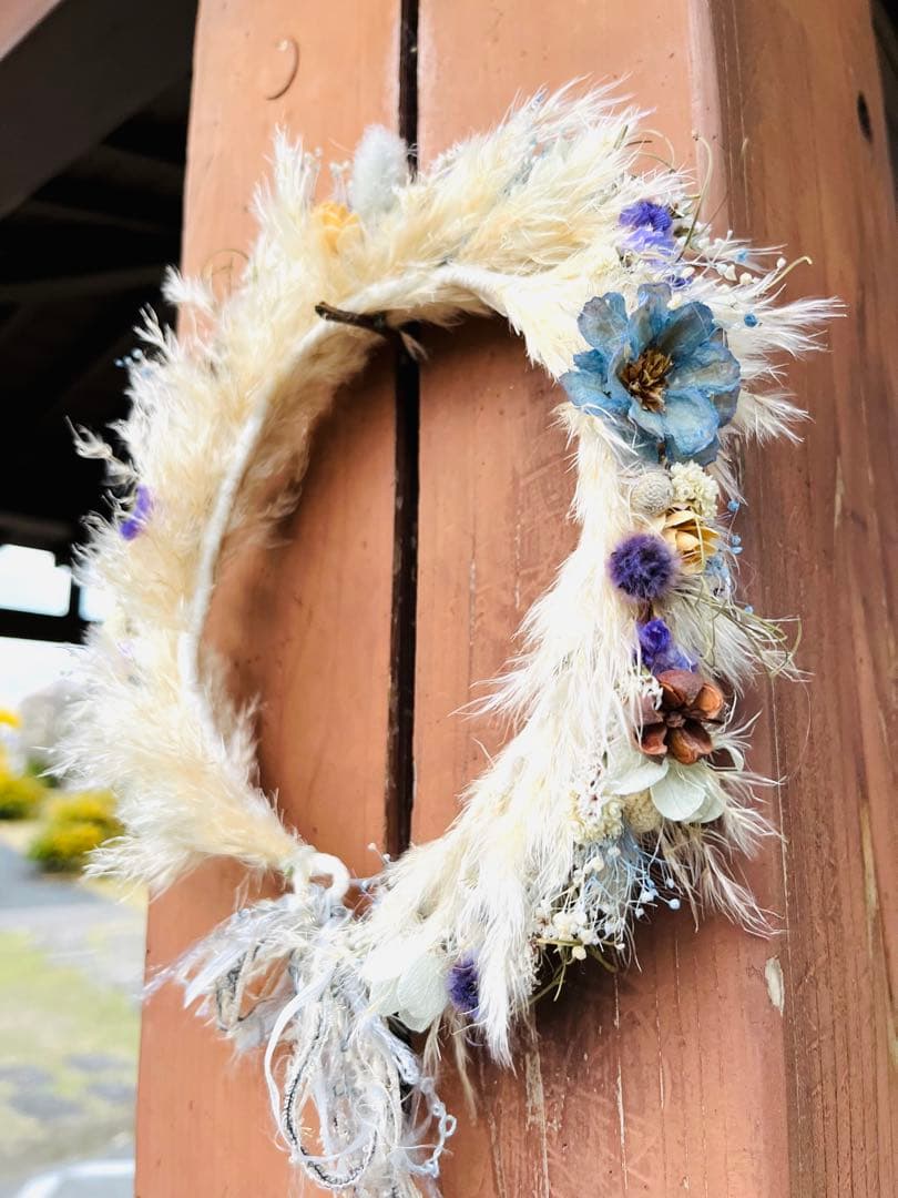 花かんむり　花冠　ハーフバースデー　誕生日　結婚式　ベビークラウン　髪飾り