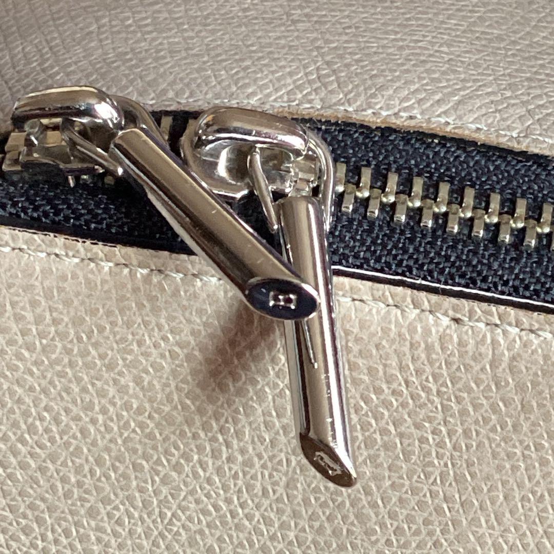 EPOI 2way シキ レザー スクエア　ショルダーバッグ グレージュ　トープ