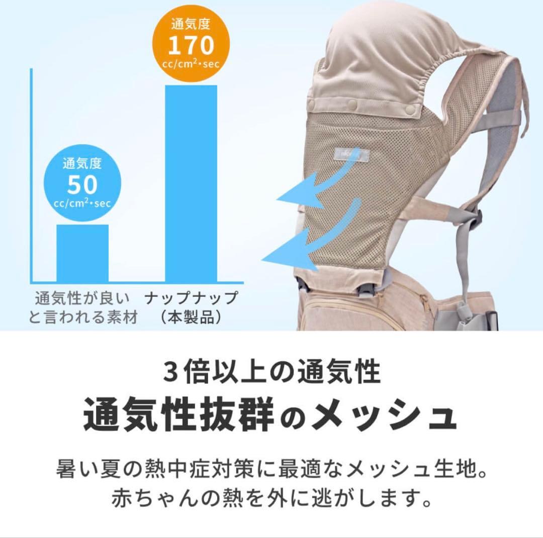 S*t様 【極美品】napnap tran メッシュ　シープベージュ ナップナッ