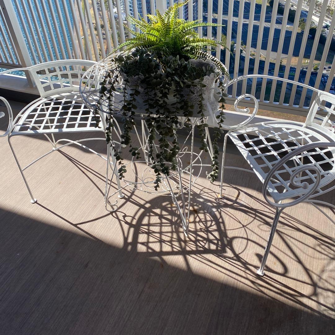 イギリスアンティーク　ガーデンテーブル