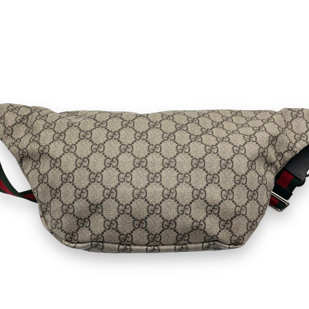 美品■グッチ　アングリーキャット　GGキャンバス　PVC　ボディバッグ