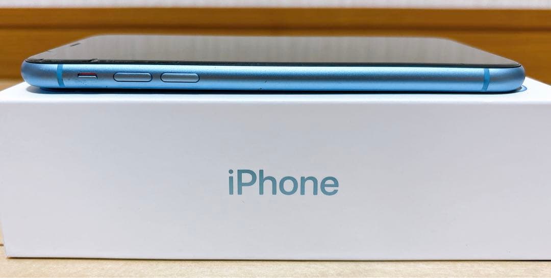 傷有り⚠︎送料込み◎匿名配送◎ iPhone XR 256GB ブルー 付属品あり