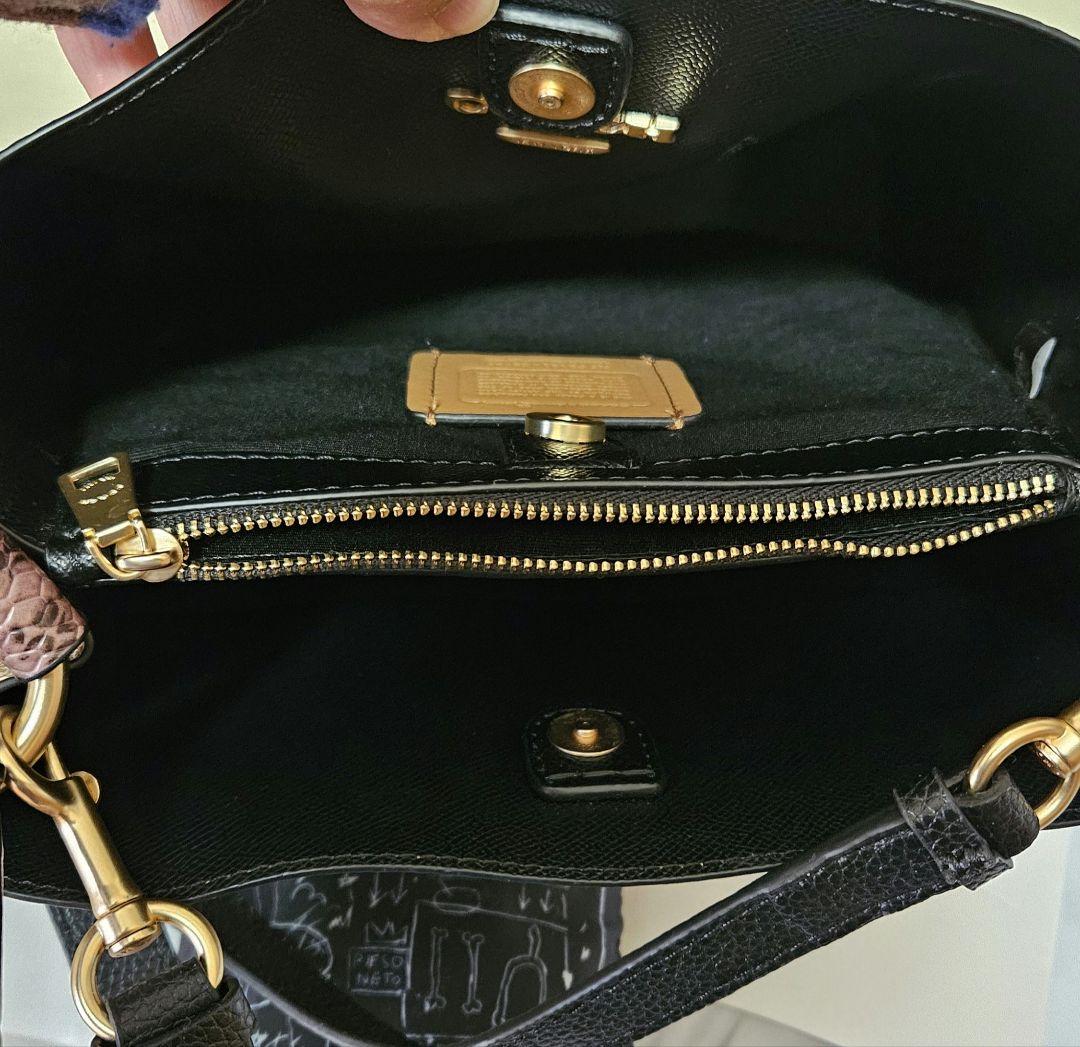 COACH バスキア シグネチャー バケットバッグ →バスキアエコバッグ