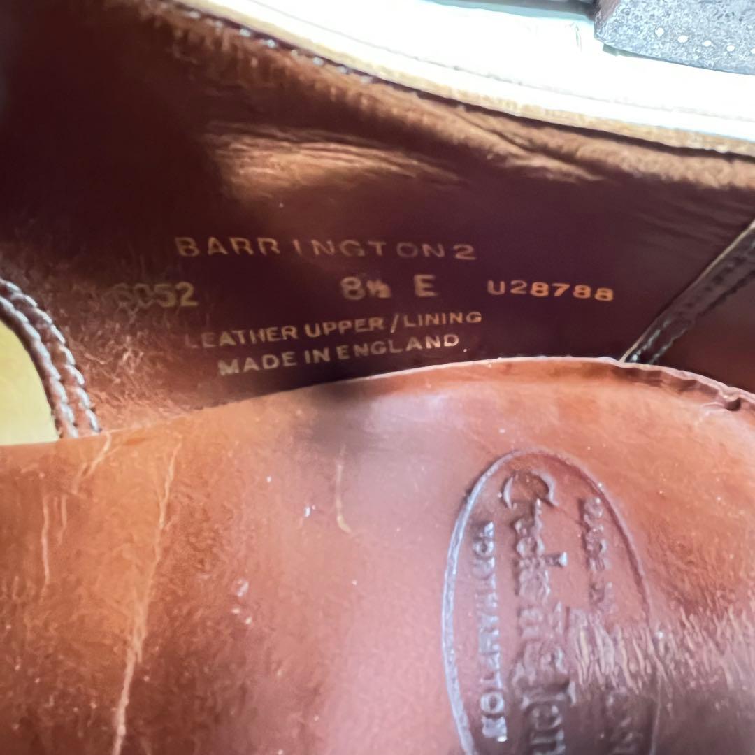 【美品】CROCKETT＆JONES BARRINGTON2 セミブローグ　27