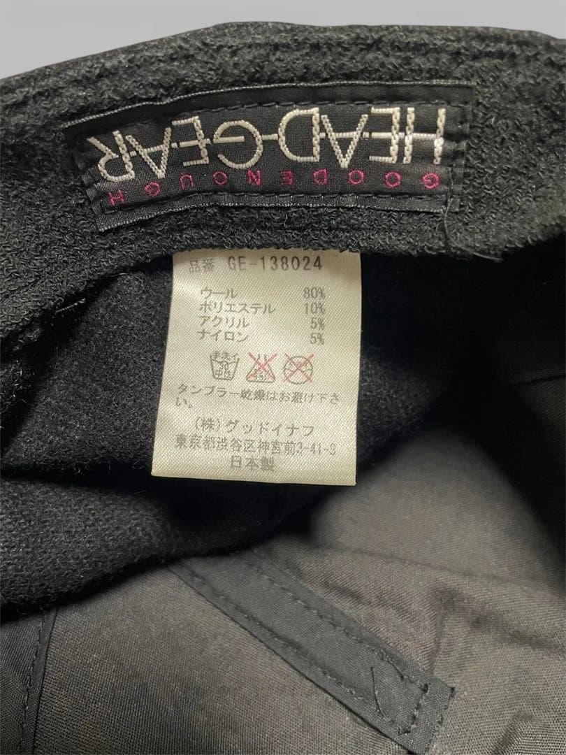 【希少】GOODENOUGH グッドイナフ ウールベースボールキャップ GEロゴ