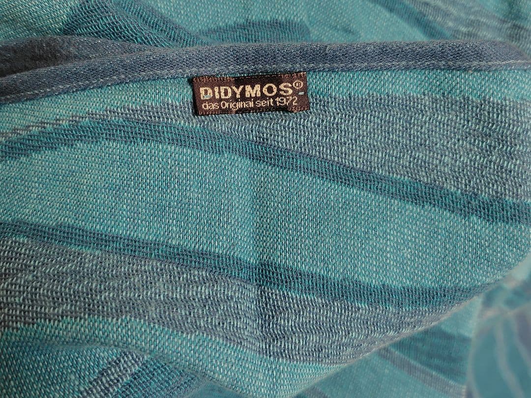 【サイズ6】DIDYMOS ベビーラップ 青緑の波