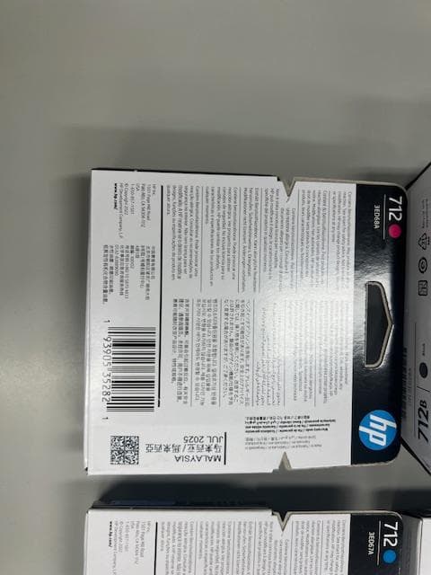 新品未使用　日本HP HP712 インクカートリッジ