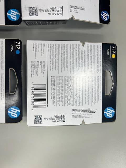 新品未使用　日本HP HP712 インクカートリッジ