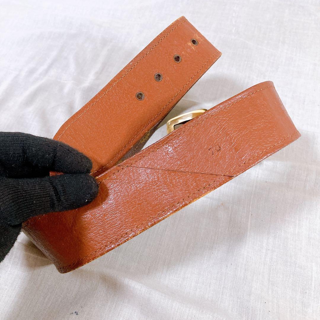 681 ルイヴィトン モノグラム　ベルト　レディース　ゴールド金具