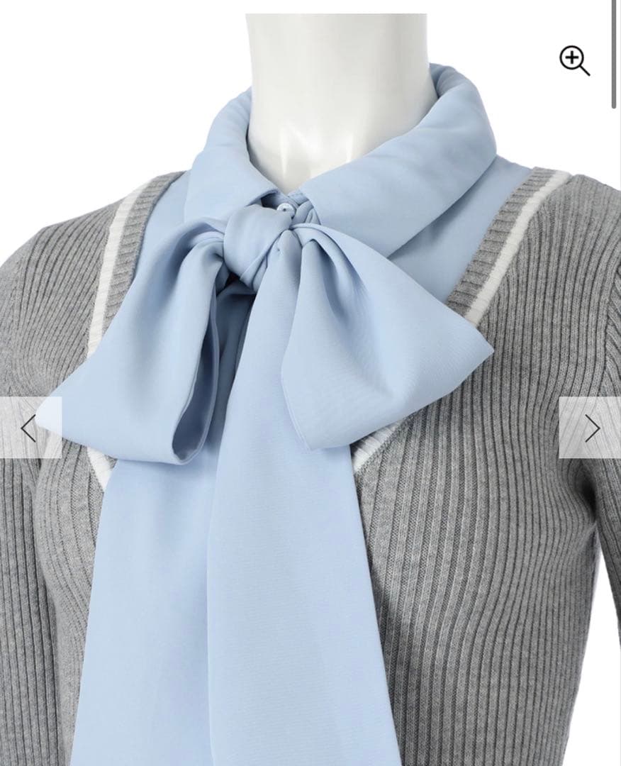 LIP SERVICE リップサービス シャツドッキングプリーツワンピース