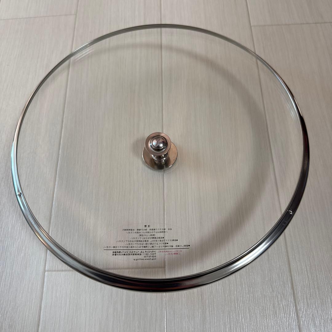 ストウブ ピュアグリル スチーム&グリル チェリー 26cm ガラス蓋付き