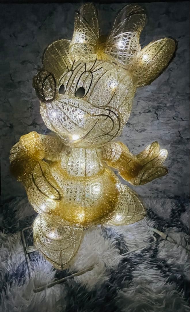 ✨特大・必見❗️ LEDクリスタル ミニーマウス イルミネーション ✨