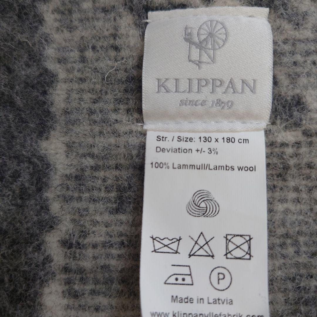 KLIPPAN×mina perhonen ウールブランケット