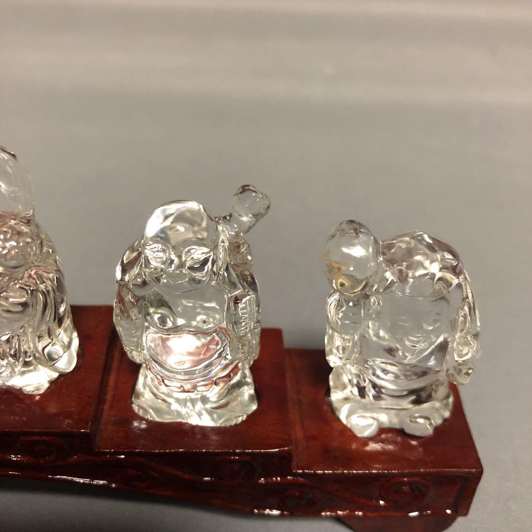 本水晶七福神彫物