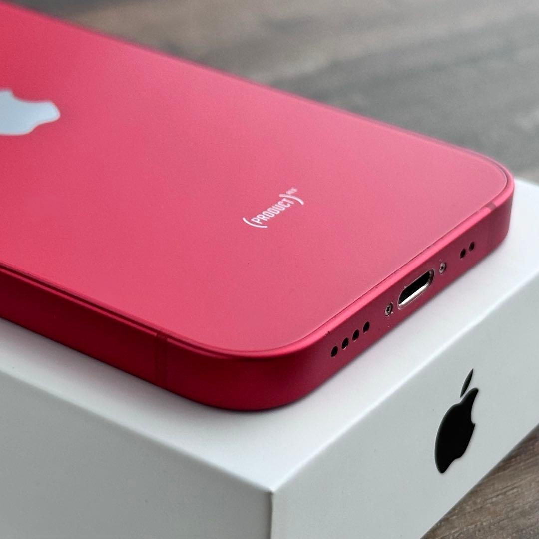 【美品☆】iPhone12mini 本体 RED 128GB SIMフリー
