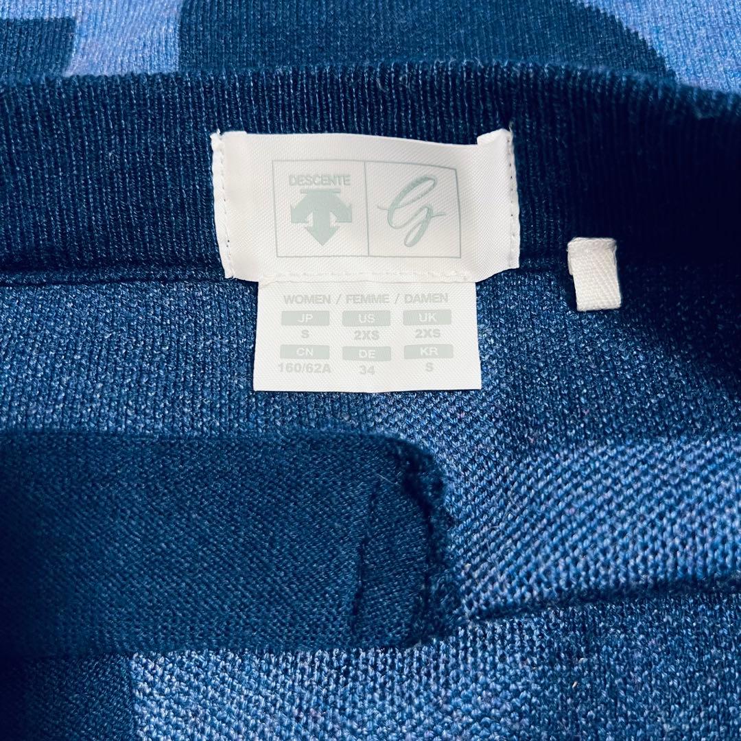 【美品】デサントゴルフ ニットセットアップ　サイズS