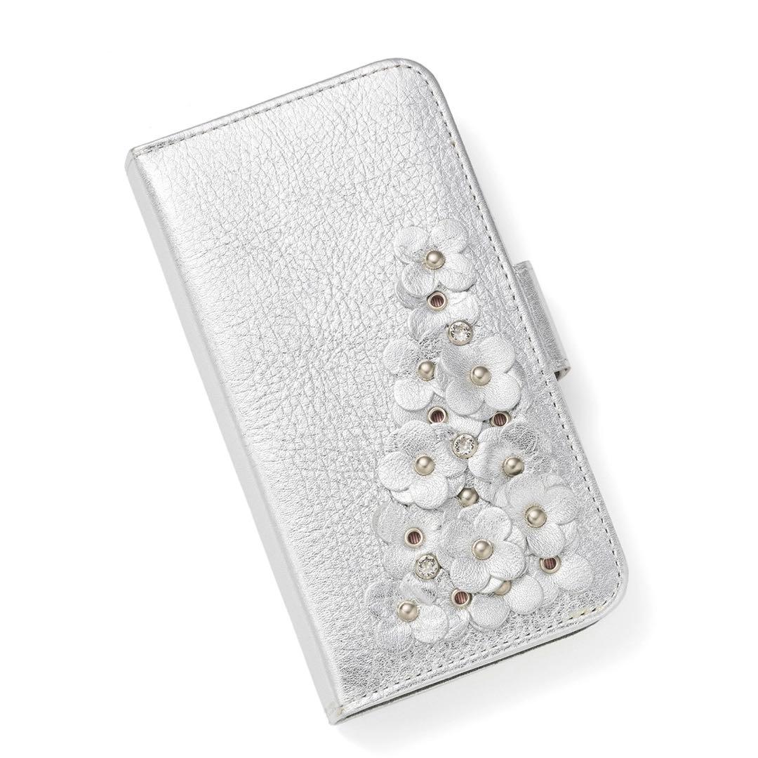 ✨新品✨アンテプリマ✨ マッツェット✨手帳型✨iPhoneSE✨シルバー✨レザー