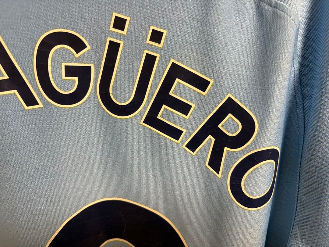 マンチェスター・シティ アグエロ　ユニフォーム　オーセンティック