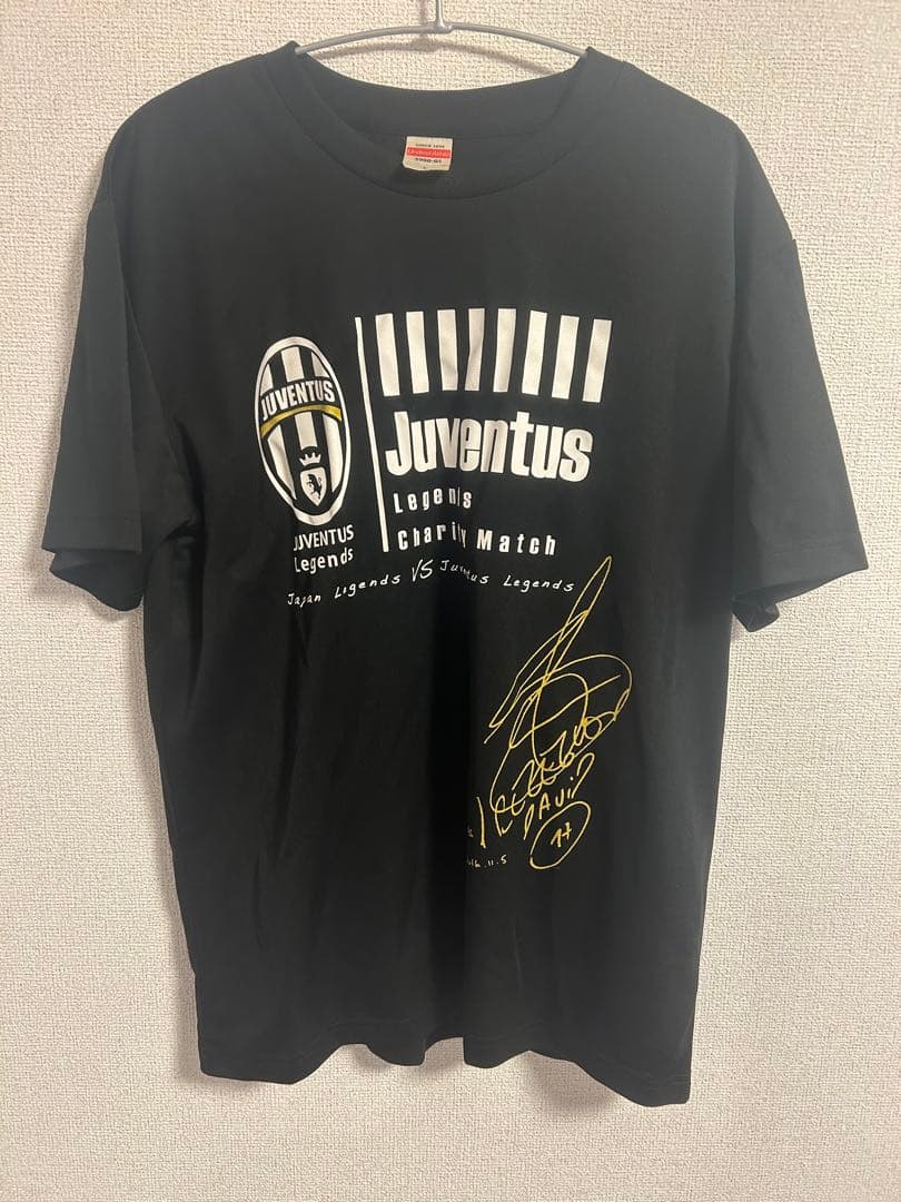 レア‼️トレゼゲ選手サイン入り ユベントスレジェンズ 限定シャツ