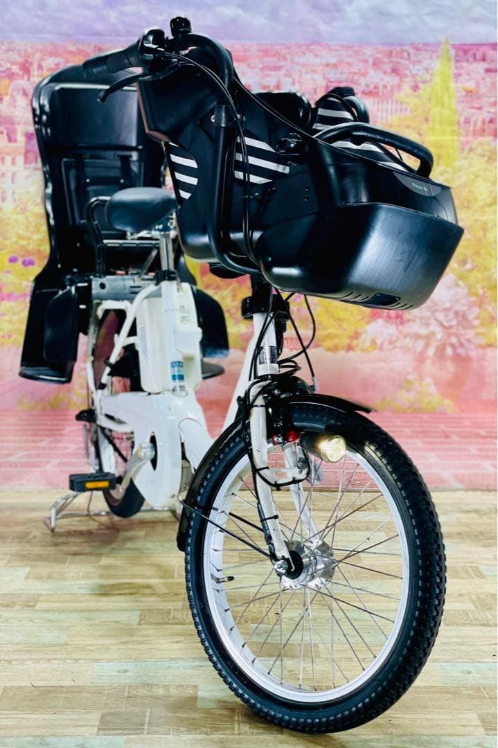 K2643[大容量13.2Ah]電動自転車パナソニック子供乗せ20インチ送料無料