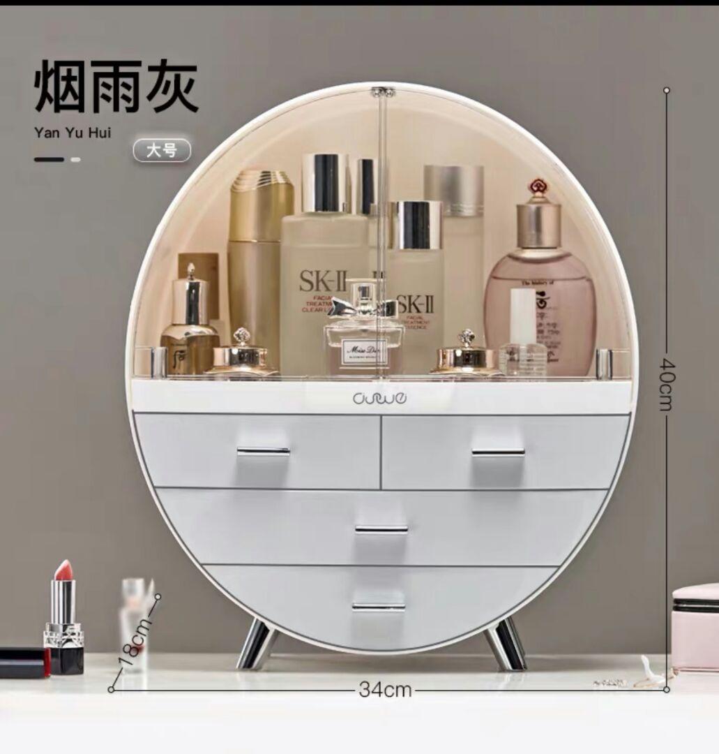 化粧品収納ケースデスクトップのアクリルドレッサーにリップスティックの置物棚