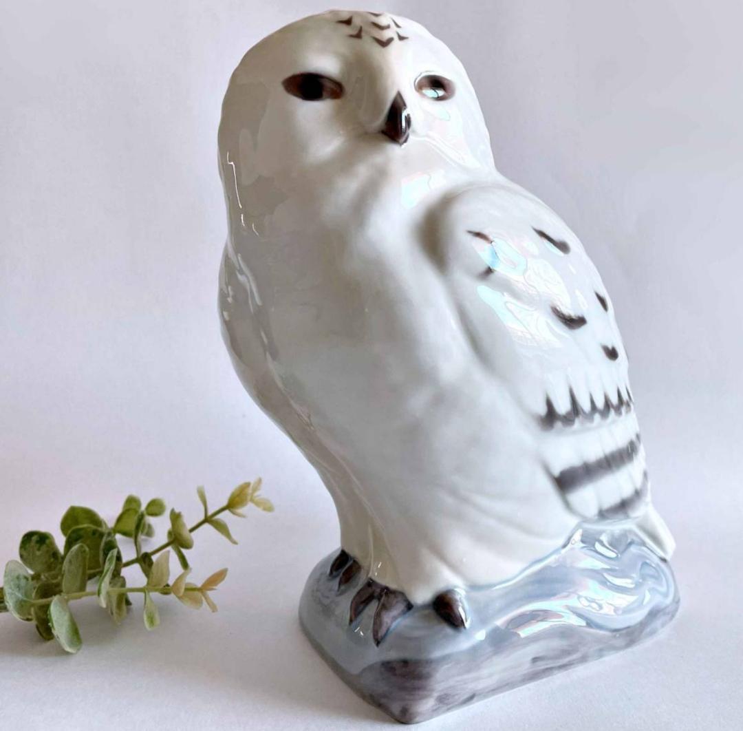 ビングオーグレンダール B&G 梟 ふくろう 鳥 フィギュリン デンマーク製