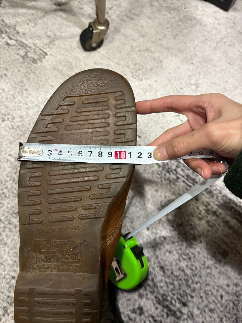 ドクターマーチン イングランド 8ホール ブーツ スウェード ブラウン UK11