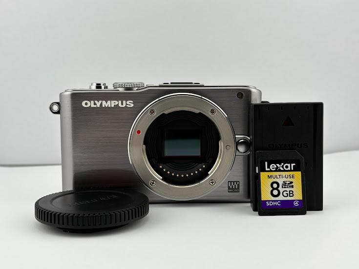 ★極上品★オリンパス OLYMPUS PEN Lite E-PL3 シルバー