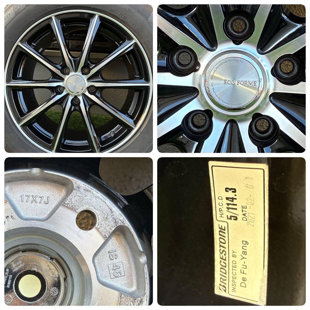 ミシュラン X-ICE  ブリヂストンECO FORME CRS 15