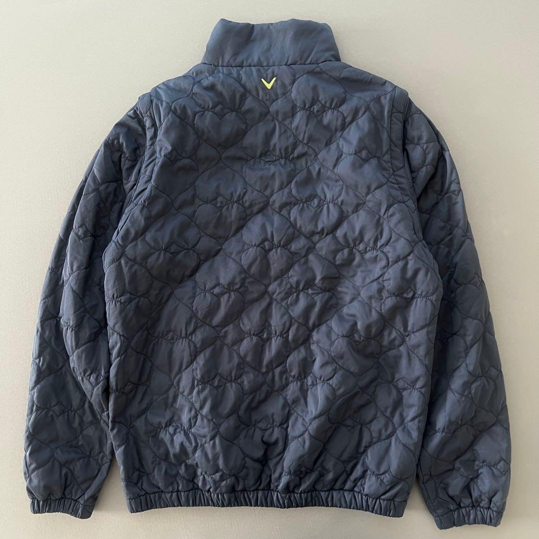 Callaway キャロウェイ　ダウンジャケット　キルティング　中綿　ゴルフ　紺