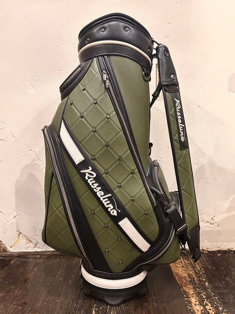 希少⭐︎Russeluno ゴルフバッグ・キャディバッグ オリーブグリーンカーキ