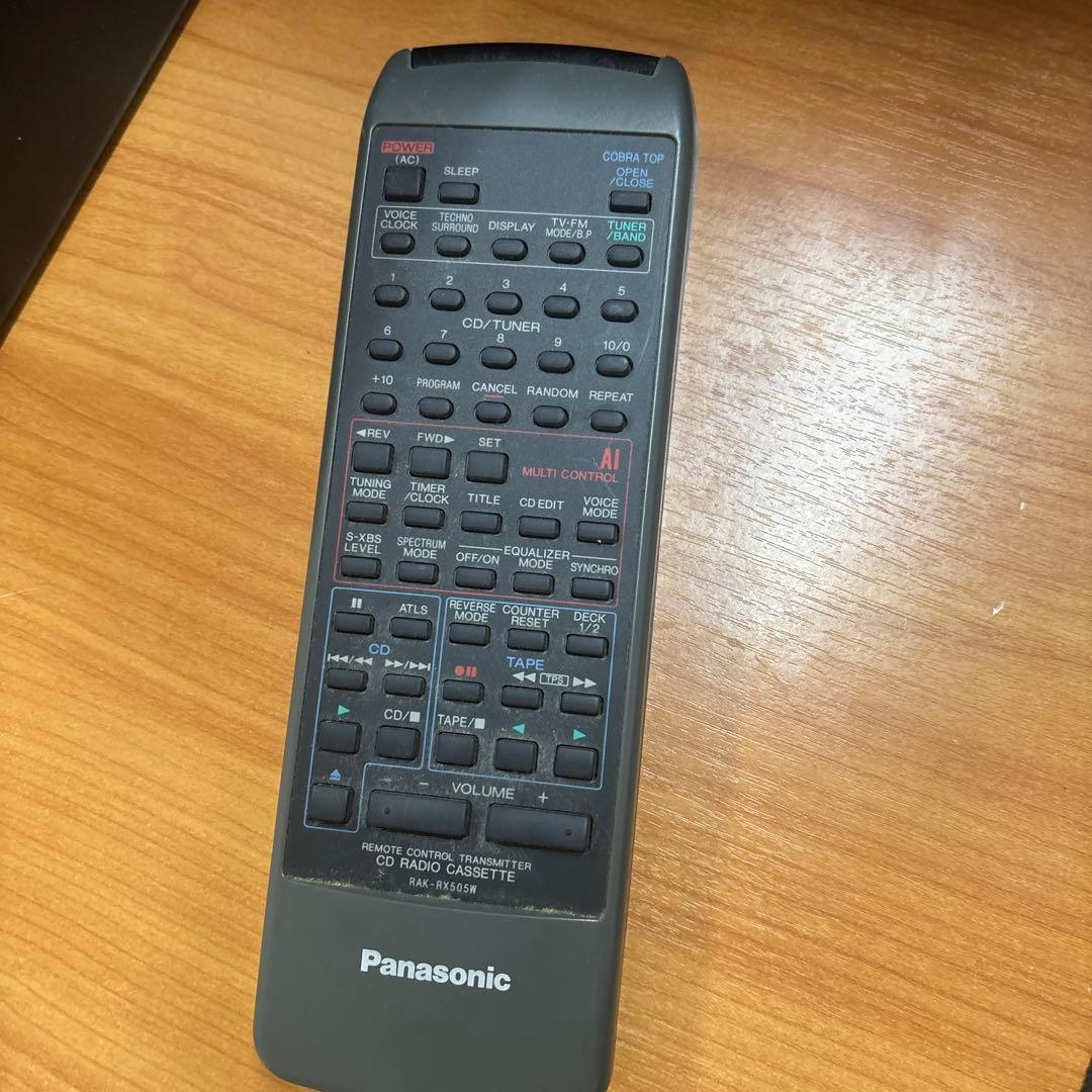 RX-DT909 Panasonic リモコン付き ジャンク