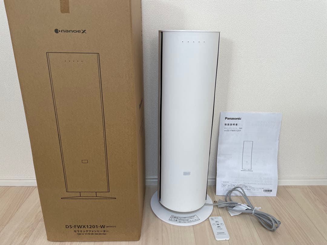 Panasonic セラミックファンヒーター DS-EWK1201-W2023年