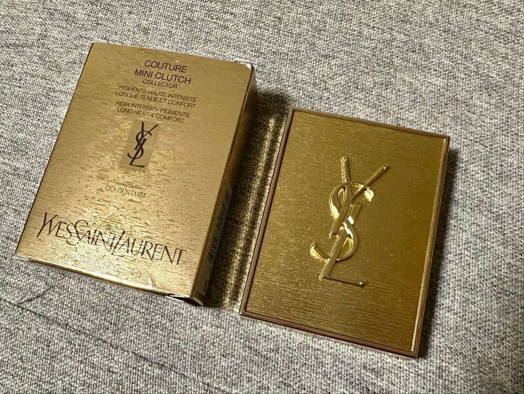 イヴ・サンローラン クチュール ミニ クラッチ 025 ゴールデン ラスト