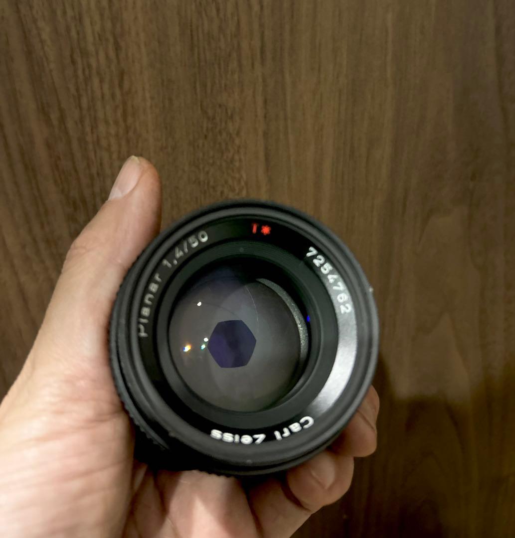 【Carl Zeiss Planar 】T* 50mmF1.4CONTAX革袋付
