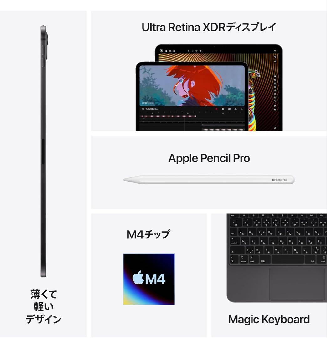 Apple 11インチiPad Pro(M4) 256GB シルバー