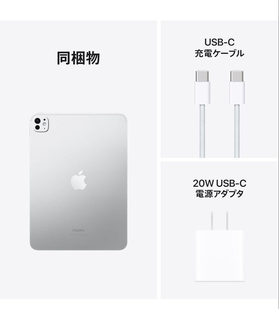 Apple 11インチiPad Pro(M4) 256GB シルバー