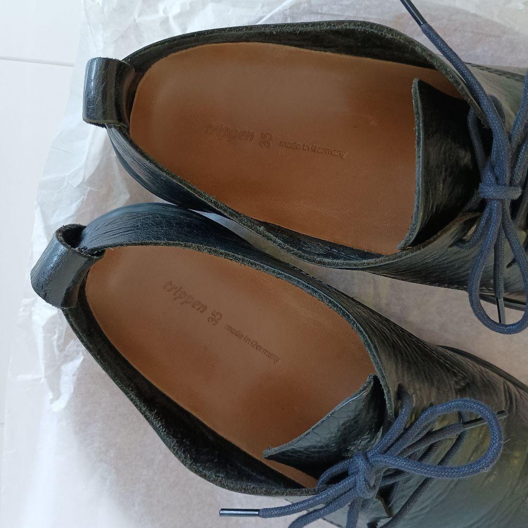 トリッペン trippen pot 35　レザーレースアップシューズ