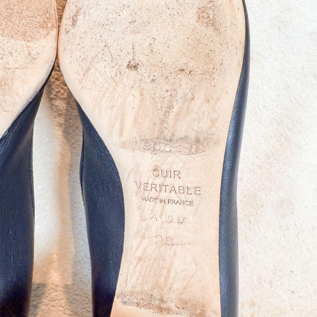 Repetto レペット カミーユ パンプス 38 黒 本革