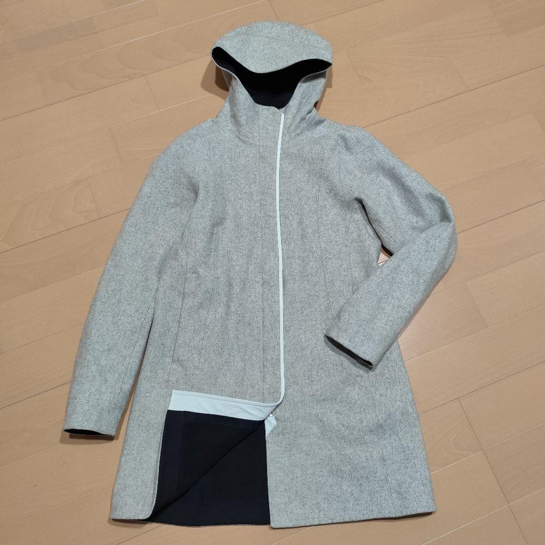 ARC’TERYX エンブラ コート ウィメンズ ウールコート ヘザーグレー M