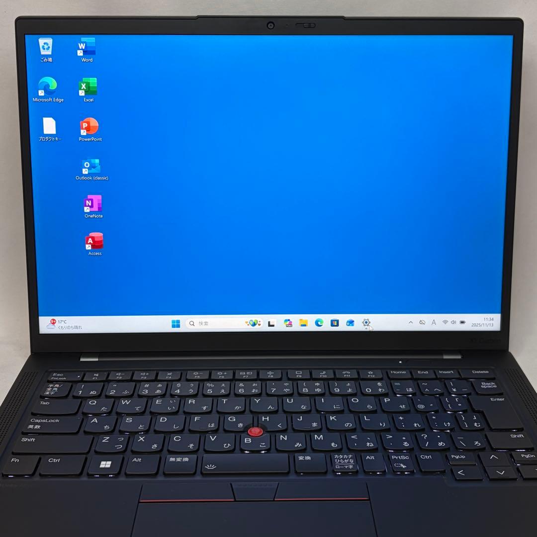準美品 ThinkPad X1 Carbon 13世代 i5 16GB オフィス