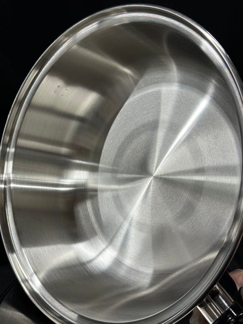 【保管品】Cook Best T304 7-Ply 蒸し器　両手鍋　26cm