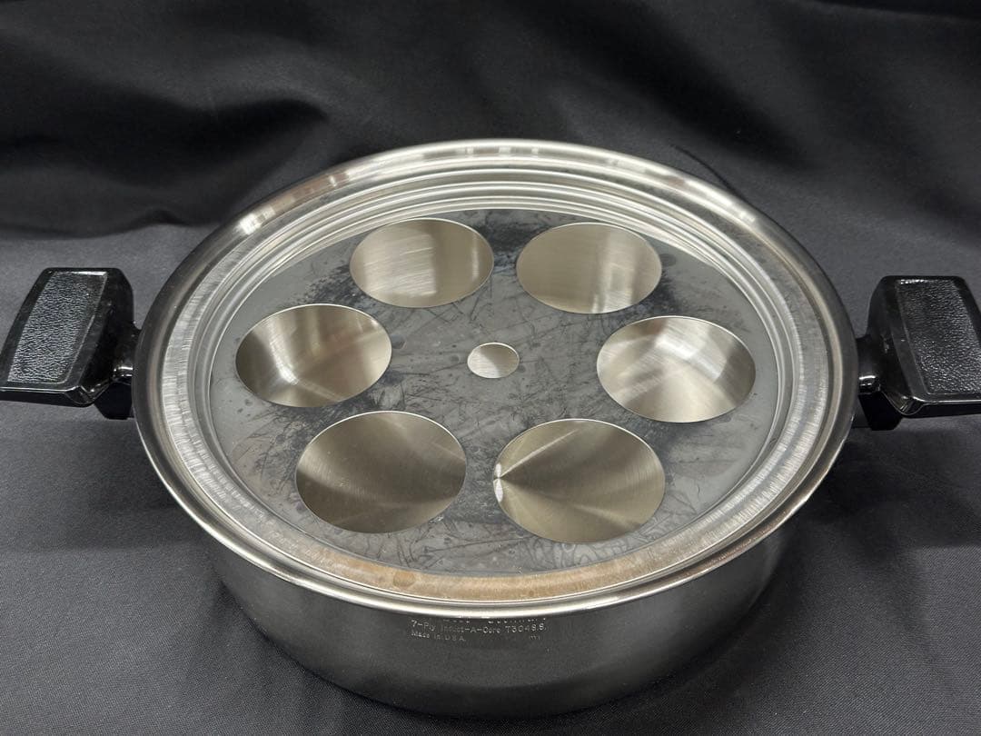 【保管品】Cook Best T304 7-Ply 蒸し器　両手鍋　26cm