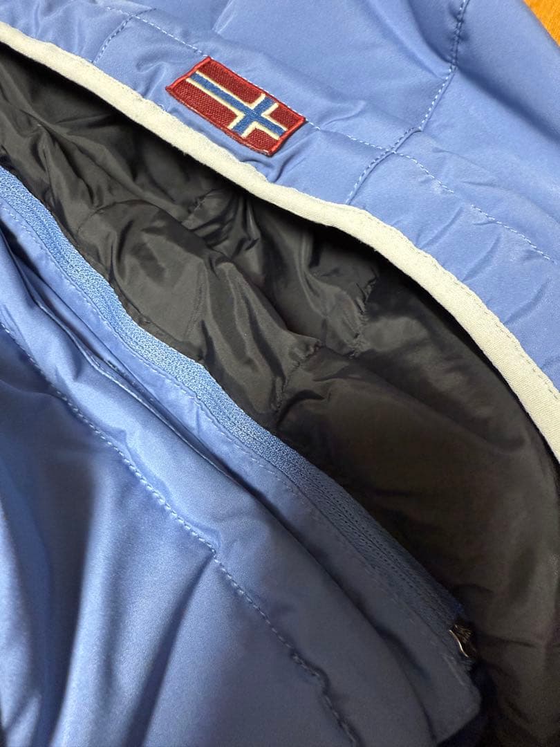 NAPAPIJRI レディース Mブルー ナパピリ SKI ダウン スノーウェア