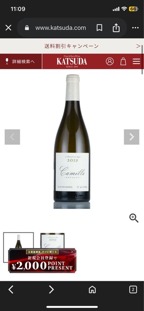 コトー シャンプノワ ブラン オマージュ ア カミーユ 2019 ルイロデレール