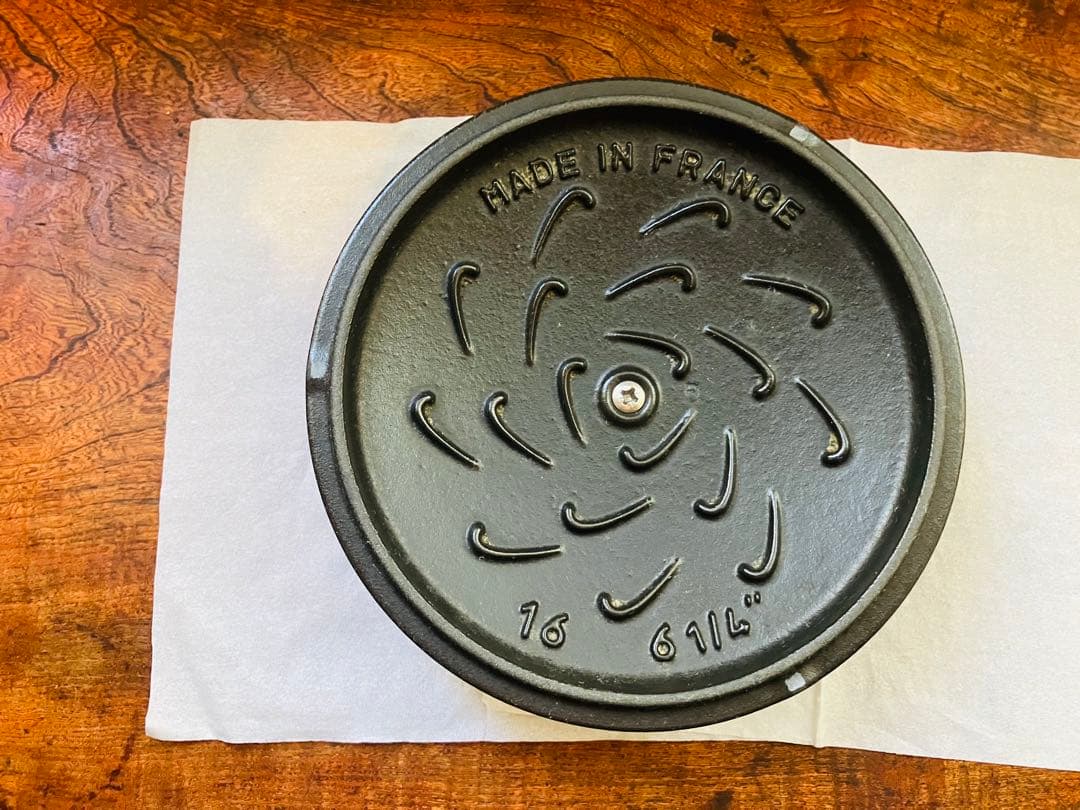 ストウブstaub　WA-NABE 16センチ　ブラック　鋳物ホーロー鍋