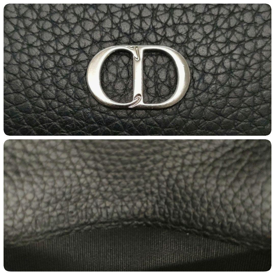 ディオール　名刺入れ　ビジネスカードホルダー　アイコン　シグネチャー　ブラック