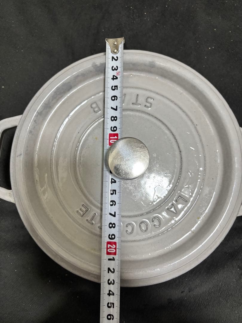 イ*ー様 STAUB LA COCOTTE グレー　24cm